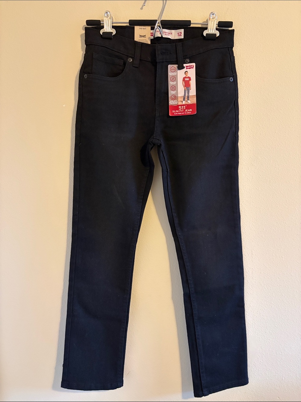 Levi's Black Kids Slim Jeans